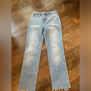 Madewell perfect vintage Jean - light wash size 25
